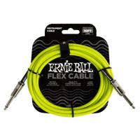 Ernie Ball 6414 Flex 3 meter instrumentkabel neon geel - thumbnail