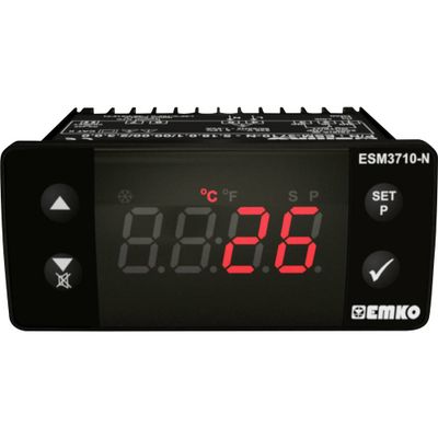 Emko ESM-3710-N Tweestandenregelaar Temperatuurregelaar Pt100 -50 tot 400 °C Relais 16 A (l x b x h) 65 x 76 x 35 mm Emko ESM-3710-N Tweestandenregelaar Temperatuurregelaar Pt100 -50 tot 400 °C Relais 16 A (l x b x h) 65 x 76 x 35 mm