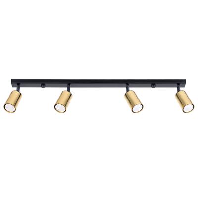 Plafondlamp WINX 4L zwart/goud