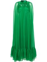 alice + olivia robe cape Lanelle à coupe longue - Vert