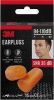3M oordoppen 1100, geluidsdemping tot 35 dB, blister van 8 stuks met opbergdoosje