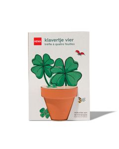 HEMA Klavertje Vier In Potje Ø5.5cm