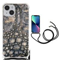 iPhone 14 Case Anti-shock Krokodillenprint