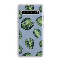 Tropische bladeren: Samsung Galaxy S10 5G Transparant Hoesje