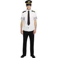 Carnaval verkleedkleding kostuum Piloot - heren - piloten outfit