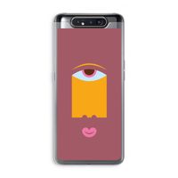 Mono V: Samsung Galaxy A80 Transparant Hoesje