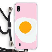 Sunny side up: Samsung Galaxy A10 Transparant Hoesje met koord