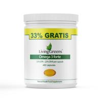 Livinggreens Omega 3 forte voordeelverpakking