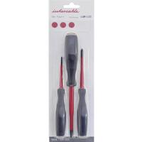 Intercable 1399003 Kruiskop schroevendraaier 3-delig Kruiskop Phillips