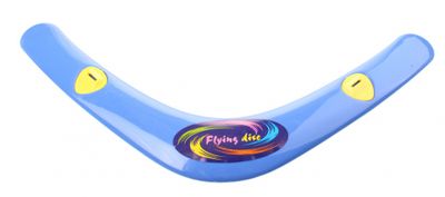 Jonotoys Flying Disc boomerang met fluit 38 cm blauw Jonotoys Flying Disc boomerang met fluit 38 cm blauw
