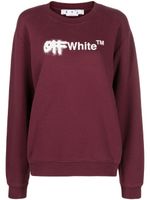 Off-White sweat à logo imprimé - Violet - thumbnail