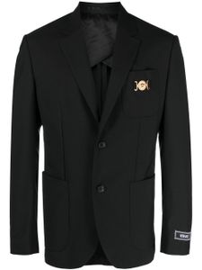 Versace blazer boutonné Medusa Biggie - Noir