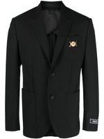 Versace blazer boutonné Medusa Biggie - Noir - thumbnail