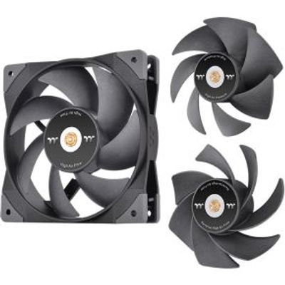 Thermaltake SWAFAN GT12 Computer behuizing Luchtkoeler 12 cm Zwart 3 stuk(s)