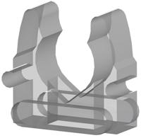 Enzo klembeugel nylon 031/16-22 transp jsl 4113296