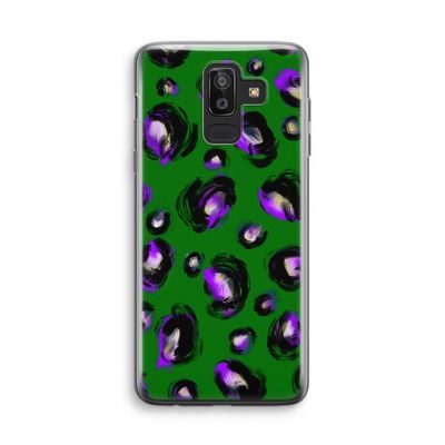 Green Cheetah: Samsung Galaxy J8 (2018) Transparant Hoesje