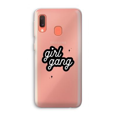 Girl Gang: Samsung Galaxy A20e Transparant Hoesje