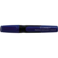 Q-CONNECT Premium permanent marker, 3 mm, ronde punt, blauw