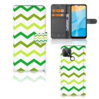 OPPO A15 | Telefoon Hoesje | Zigzag Groen