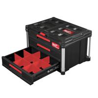 Milwaukee PACKOUT™ Gereedschapskoffer met drie lades - 4932472130 Milwaukee PACKOUT™ Gereedschapskoffer met drie lades - 4932472130