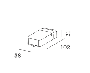 Wever & Ducre - DRIVER 350mA 7W 12-21V PHASE CUT DIM