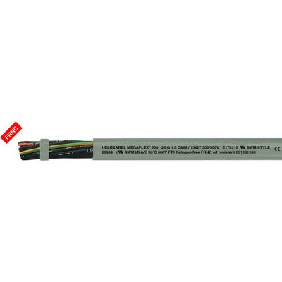 HELU MEGAFLEX® 500 Stuurstroomkabel 5 G 2.5 mm² Grijs 13436-1000 1000 m