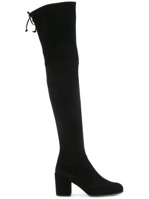 Stuart Weitzman cuissardes Tieland - Noir