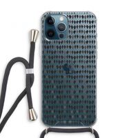 Crazy shapes: iPhone 12 Pro Transparant Hoesje met koord