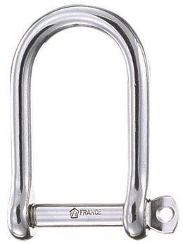 Wichard D-sluiting Breed Zelfborgend Rvs 8 Mm Default