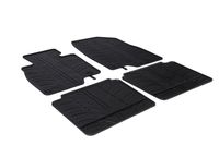 Rubbermatten passend voor Mazda 6 2012- (T-Design 4-delig + montageclips) GL0219