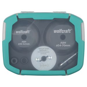 Wolfcraft Wolfcraft 3-delige Gatvergrotingsset voor gatenzagen