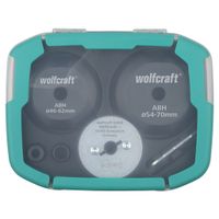 Wolfcraft Wolfcraft 3-delige Gatvergrotingsset voor gatenzagen - thumbnail