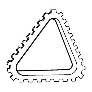 HellermannTyton G51P-C-PE-NA Stootrand Wit per meter