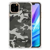 Apple iPhone 11 Pro Doorzichtige Silicone Hoesje Army Light - thumbnail