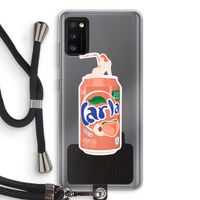 S(peach)less: Samsung Galaxy A41 Transparant Hoesje met koord