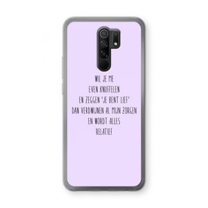 Relatief: Xiaomi Redmi 9 Transparant Hoesje
