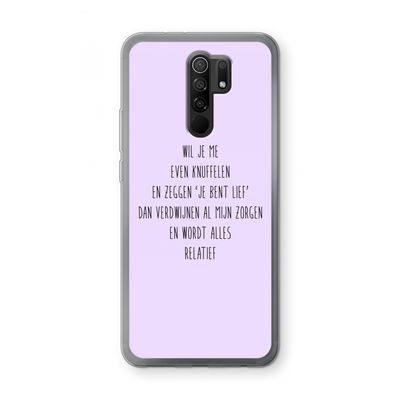 Relatief: Xiaomi Redmi 9 Transparant Hoesje