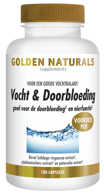 Golden Naturals Vocht & Doorbloeding Capsules
