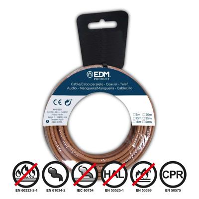 Kabel EDM 28487 Bruin 4 mm 4 x 1,5 mm 10 m