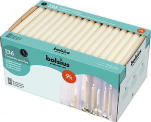 Bolsius Dinerkaars 240/22 ivoor (136 st)