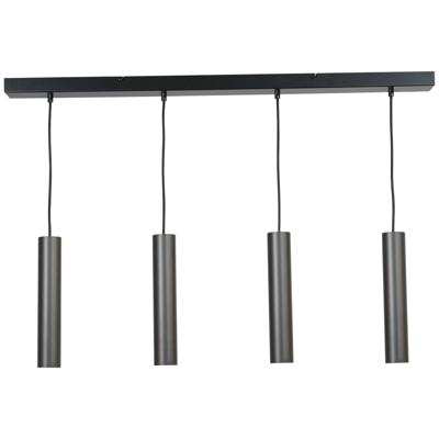 Masterlight Eetkamer hanglampRun 4-lichts zwart - 2381-05-05-100-4