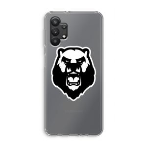 Angry Bear (white): Samsung Galaxy A32 5G Transparant Hoesje
