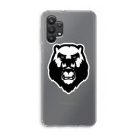 Angry Bear (white): Samsung Galaxy A32 5G Transparant Hoesje