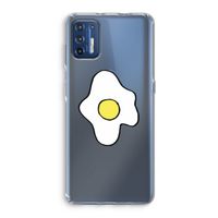 Spiegelei: Motorola Moto G9 Plus Transparant Hoesje