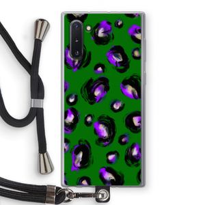 Green Cheetah: Samsung Galaxy Note 10 Transparant Hoesje met koord