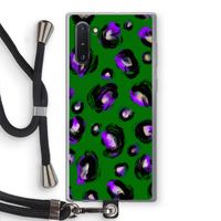 Green Cheetah: Samsung Galaxy Note 10 Transparant Hoesje met koord