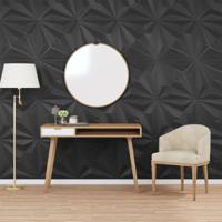 VidaXL 12 st wandpanelen ster 3 m² 50x50 cm xps zwart