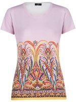 ETRO paisley-print silk-blend top - Rose