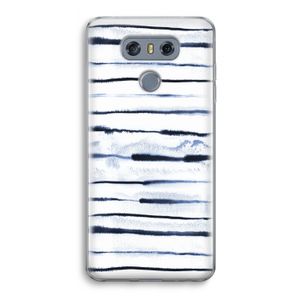 Ink Stripes: LG G6 Transparant Hoesje