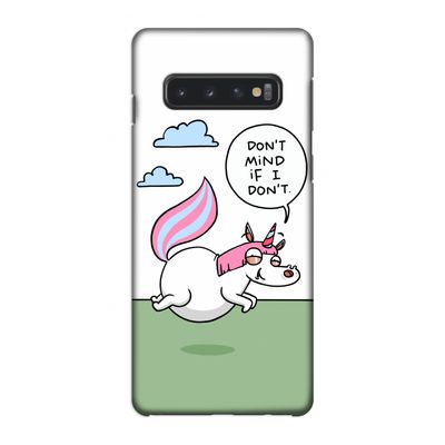 Unicorn: Samsung Galaxy S10 4G Volledig Geprint Hoesje